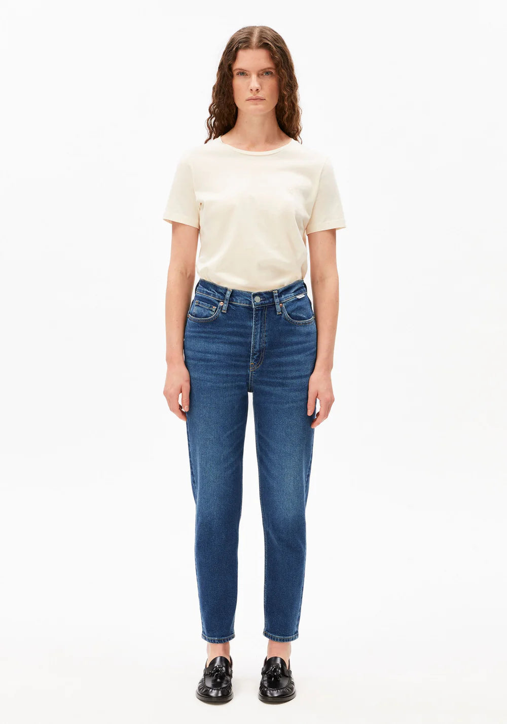 Mairaa Mom Jeans aus recycelter Baumwolle – Comfort Stretch