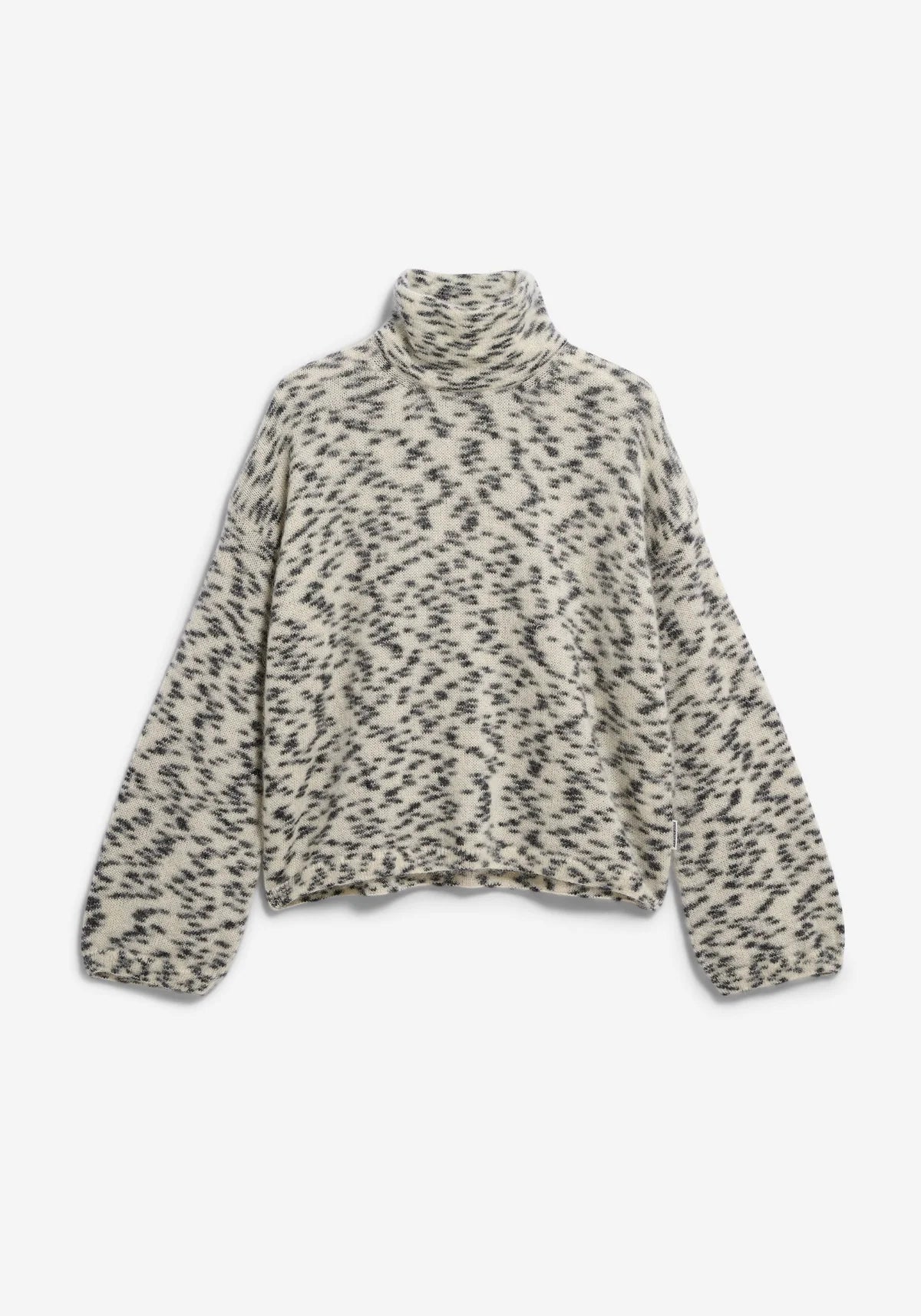 MOHAIR BLEND DOTS KNIT SWEATER
