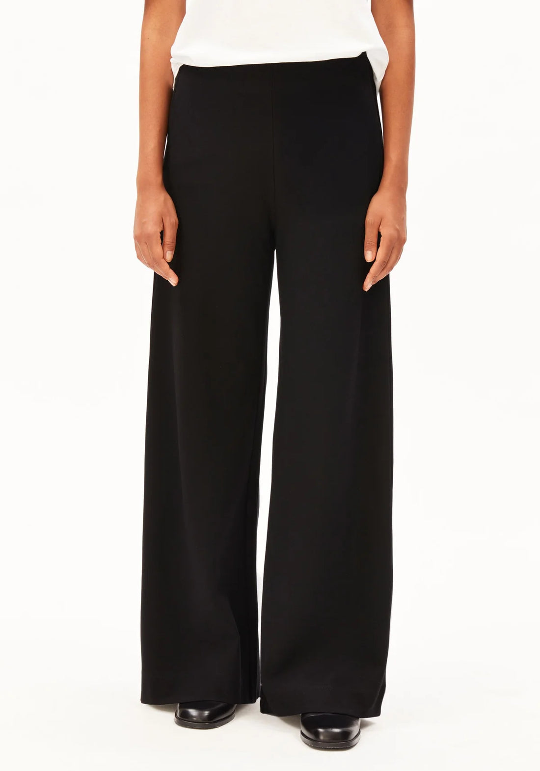 BASIC WIDE LEG JERSEYHOSE LENZING™ ECOVERO™ Viskose Mix