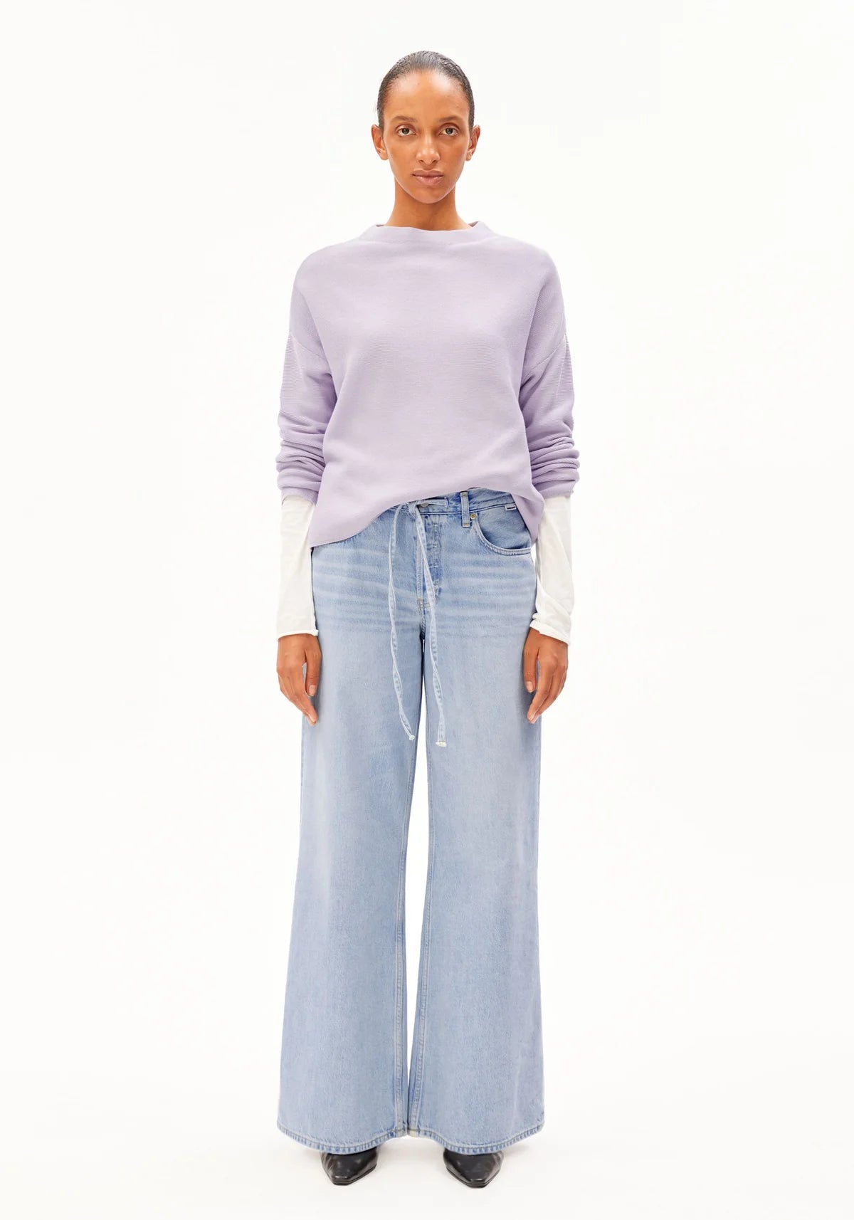 Merinaa Links Links Sweater – moonlit lilac