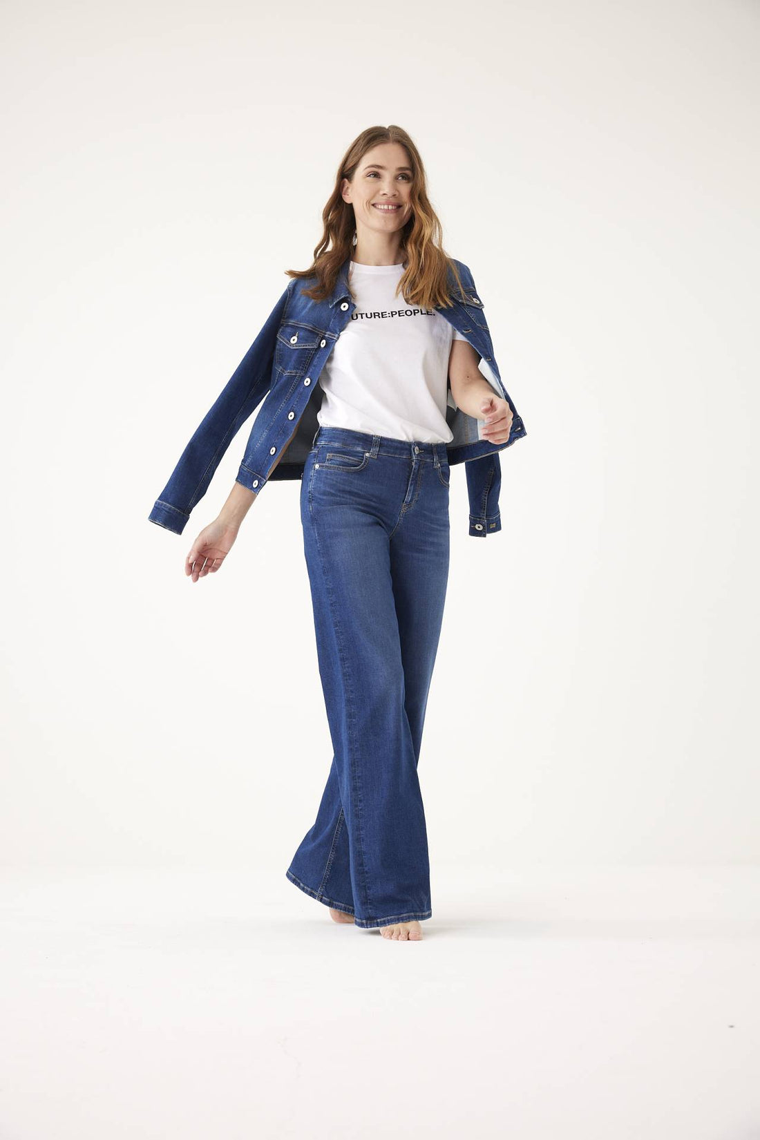 Wide Leg Palazzo blue authentic