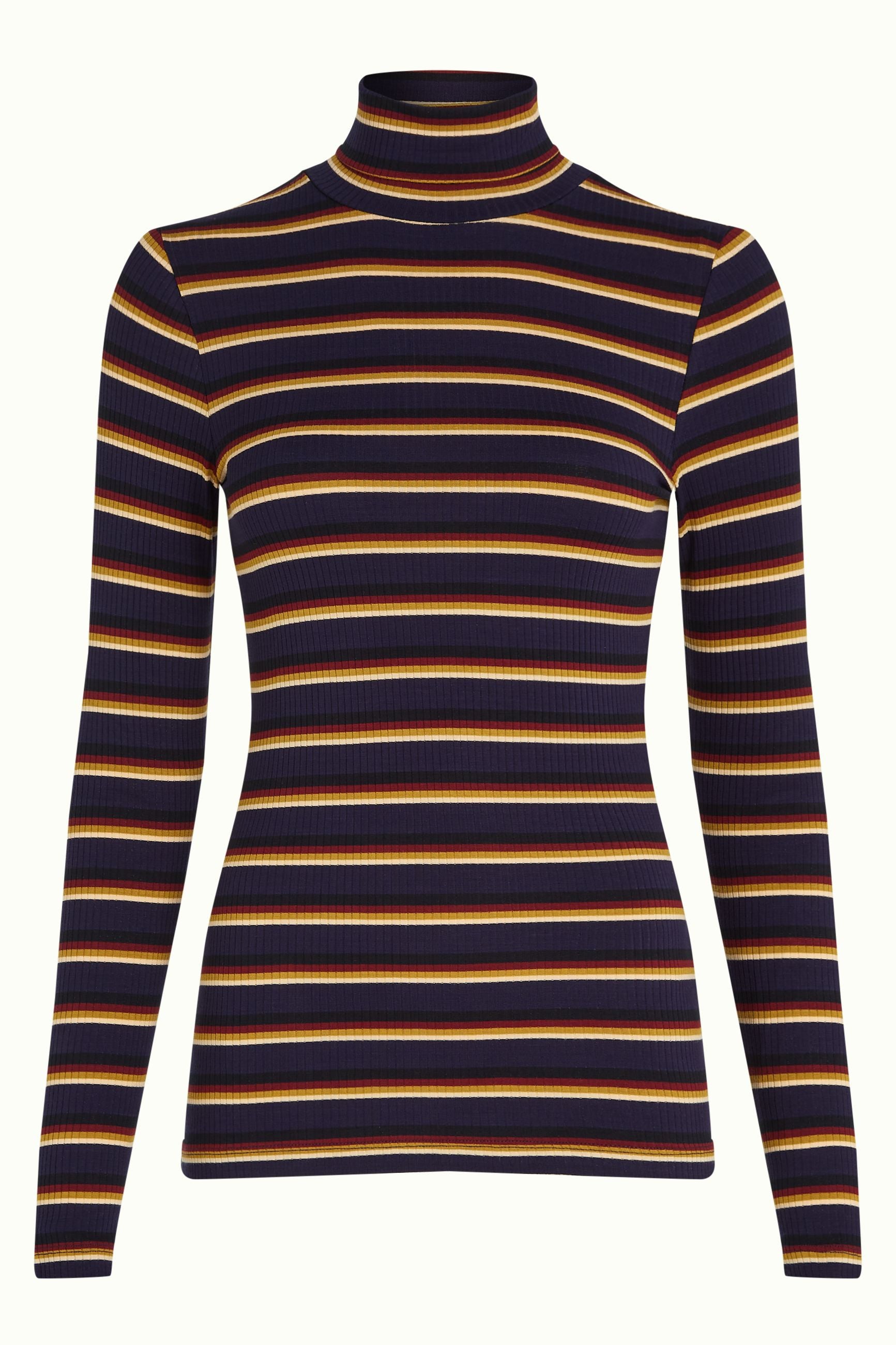 Rollneck Top Century Stripe – Rollkragen