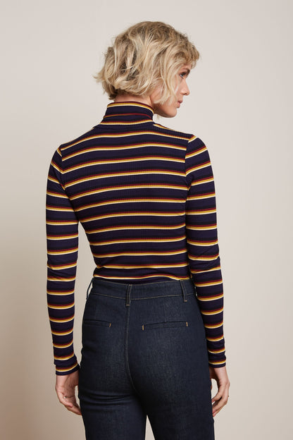 Rollneck Top Century Stripe – Rollkragen