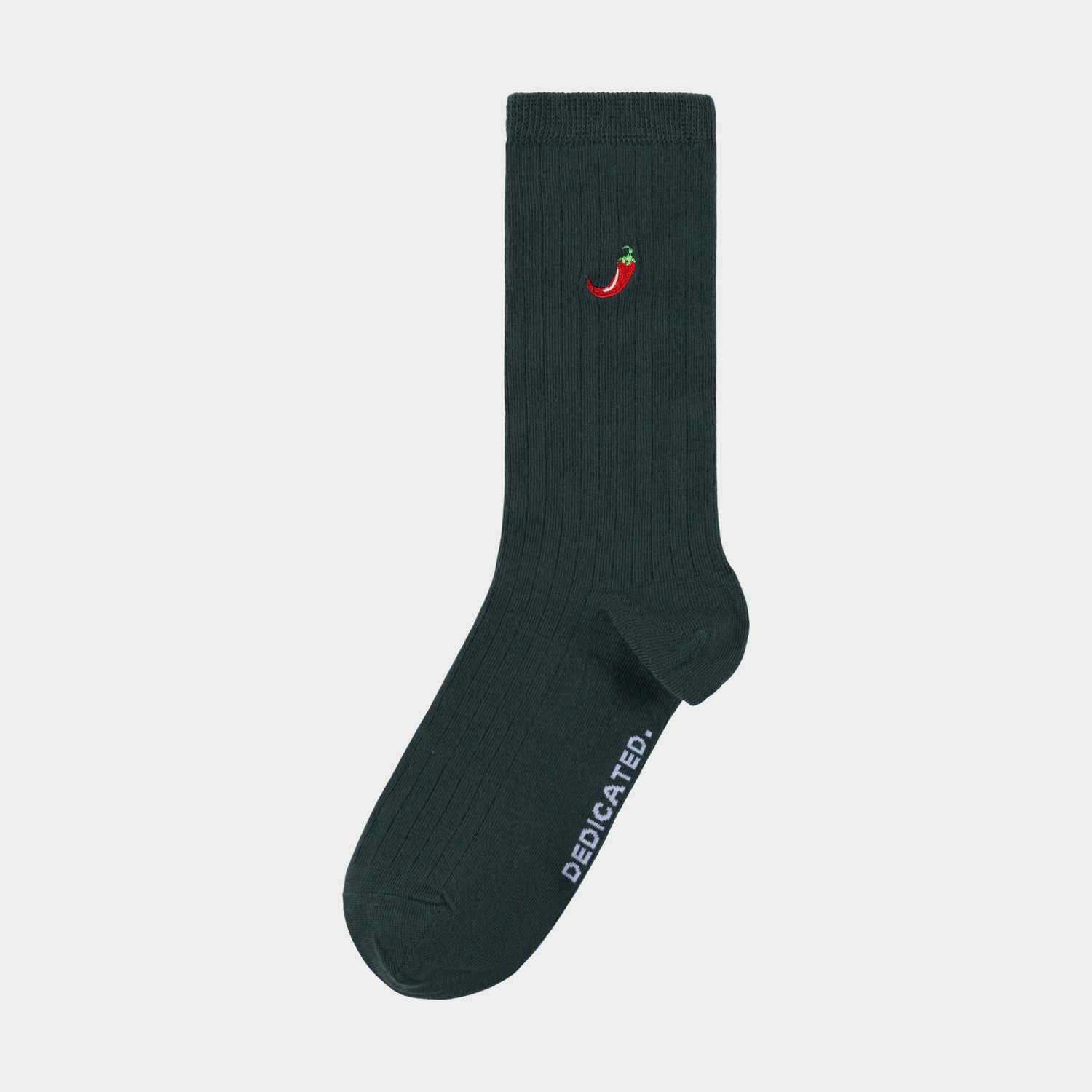 Rib Socks Knivsta Chili Dark Green