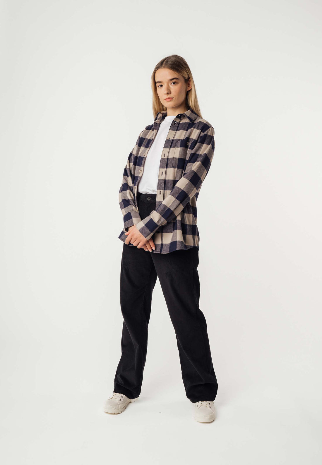 Flanell Shirt AKHELA in navy karo