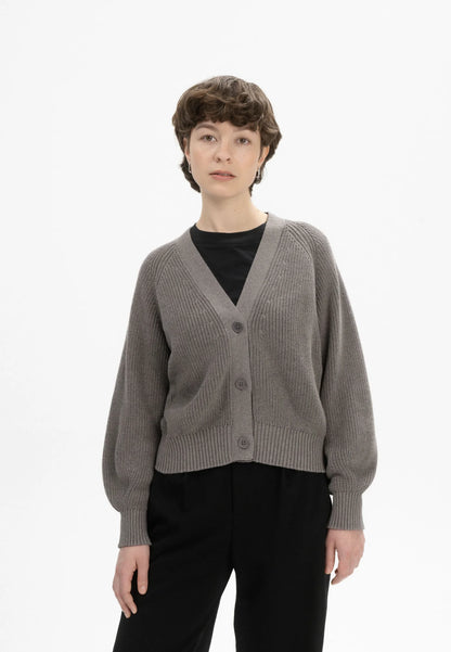 Rippstrick Cardigan BHUMA bear melange