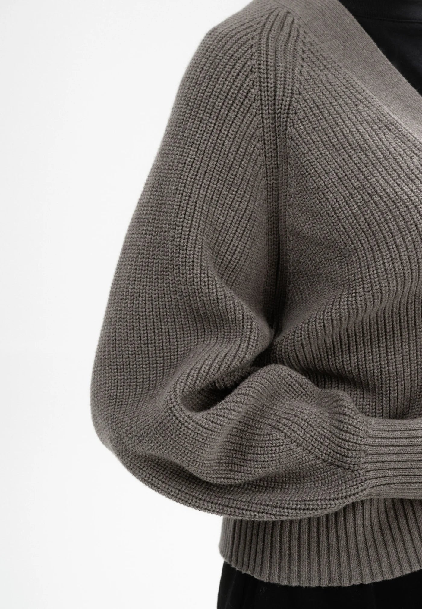 Rippstrick Cardigan BHUMA bear melange