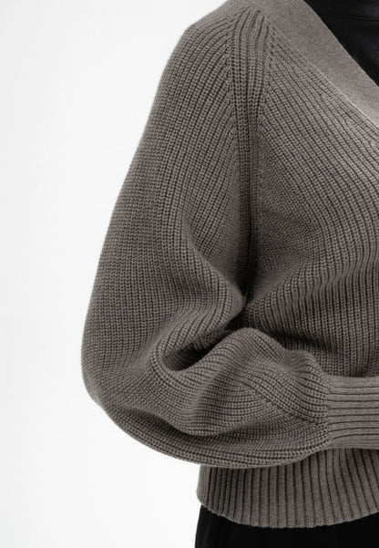 Rippstrick Cardigan BHUMA bear melange
