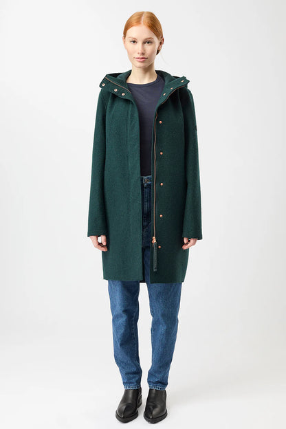 Women Coat Risana Cityparka aus Wolle mit Membran