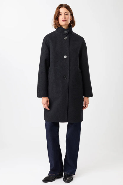 Women Coat Pennfield II carbon Kurzmantel mit hohem Kragen