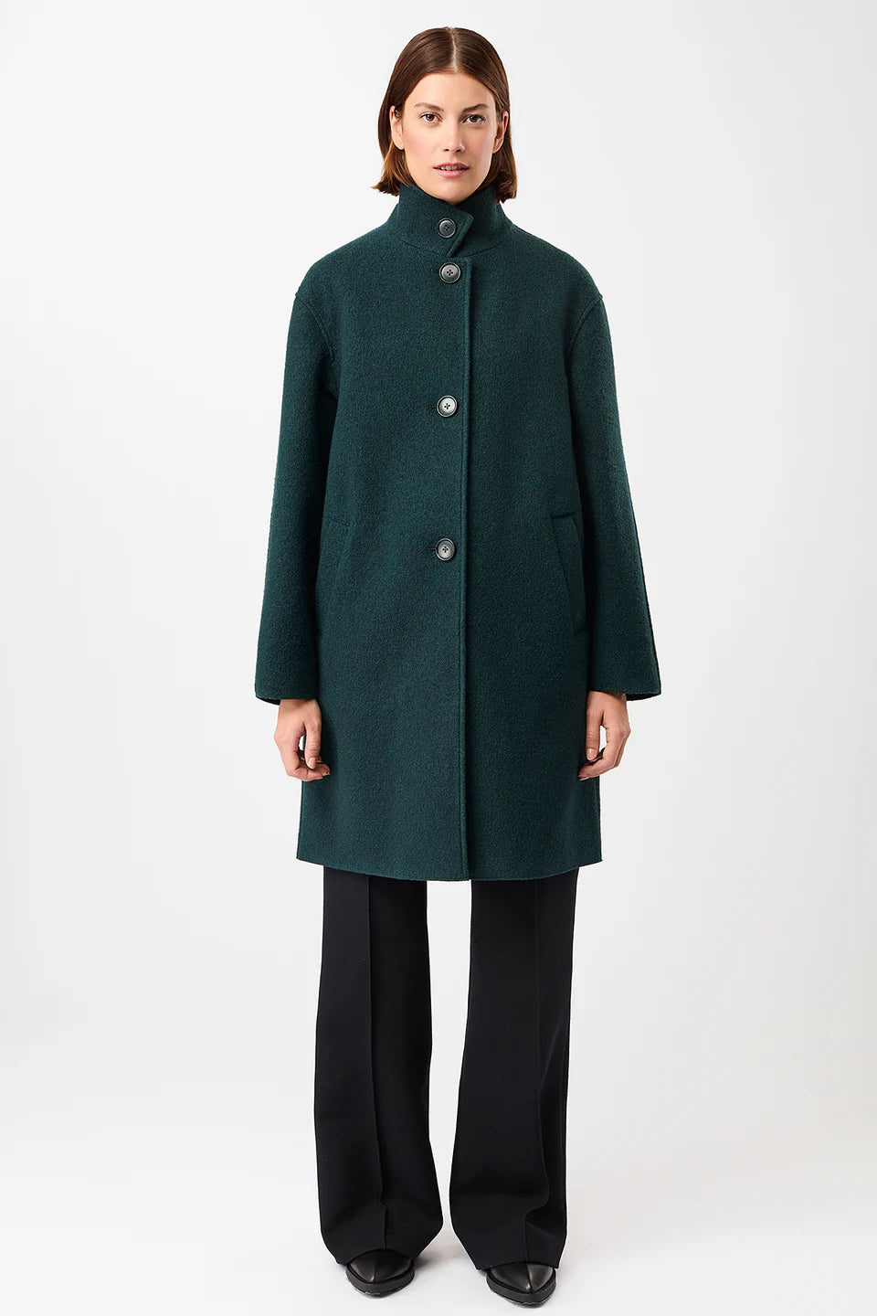 Women Coat Pennfield II everglades  Kurzmantel mit hohem Kragen