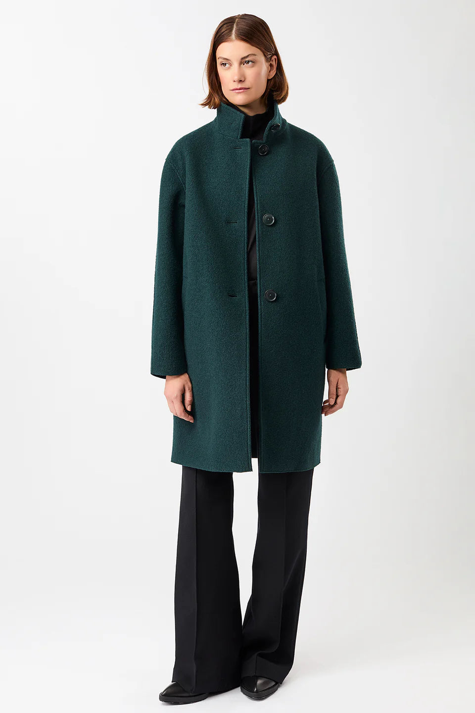 Women Coat Pennfield II everglades  Kurzmantel mit hohem Kragen