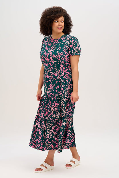 Batik Maxi-Kleid Portia