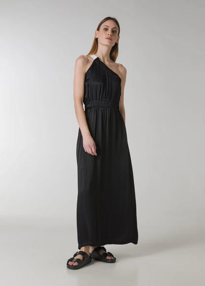 Kleid mit asymmetrischen Schultern