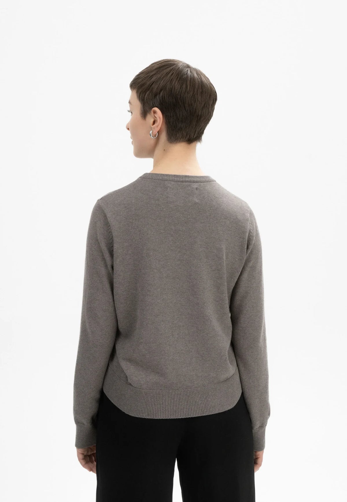 Damen Feinstrick Pullover bear melange Style DHANA