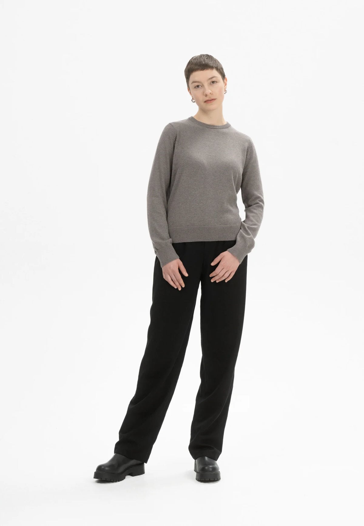 Damen Feinstrick Pullover bear melange Style DHANA