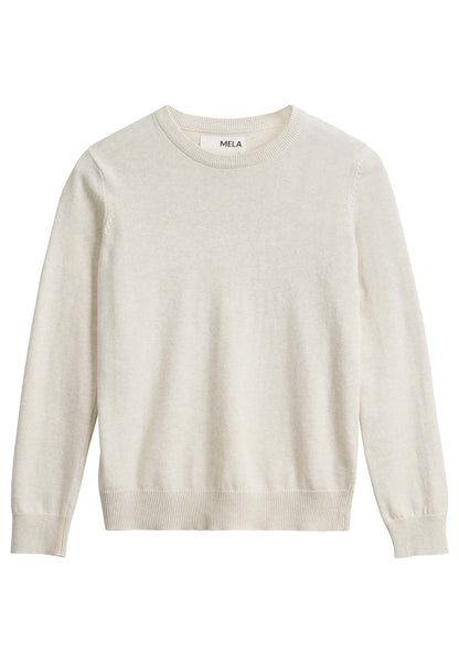 Damen Feinstrick Pullover cream melange Style DHANA