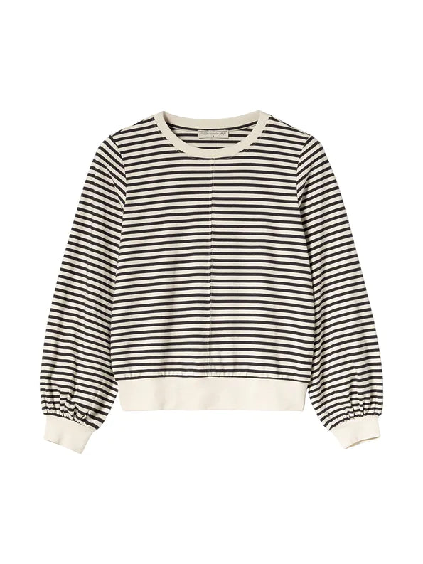 DRIFT FLAIR TOP Langarmshirt mit Rippbündchen aus Bio-Baumwolle