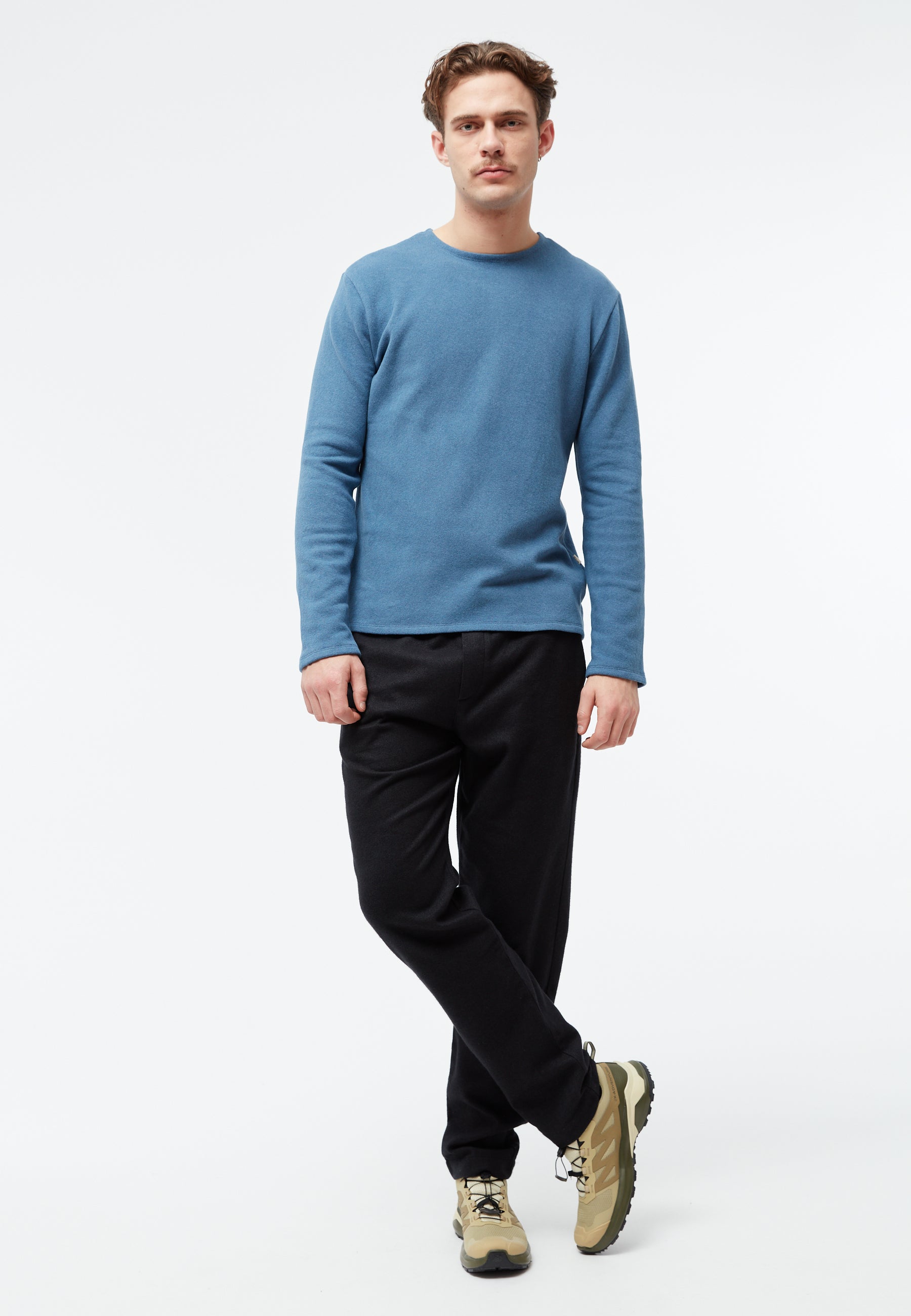 Flanellhose GBERIC aus Bio-Baumwolle mit Gummibund