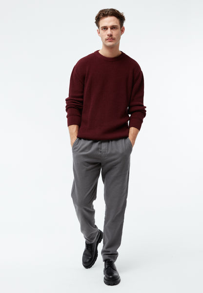 Flanellhose GBERIC aus Bio-Baumwolle mit Gummibund