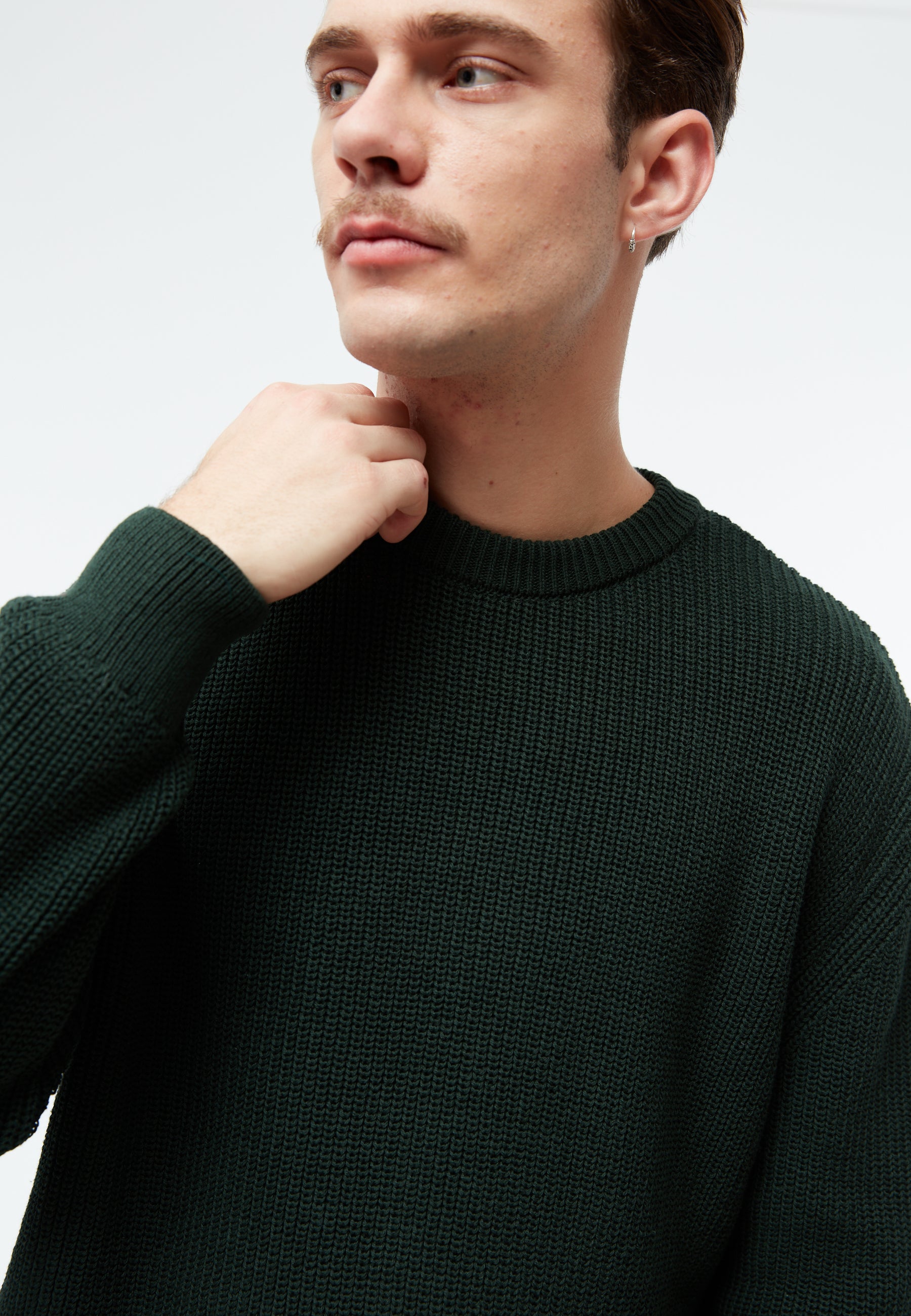Strickpullover GBBrendan aus 100% Baumwolle (Bio) dear teal