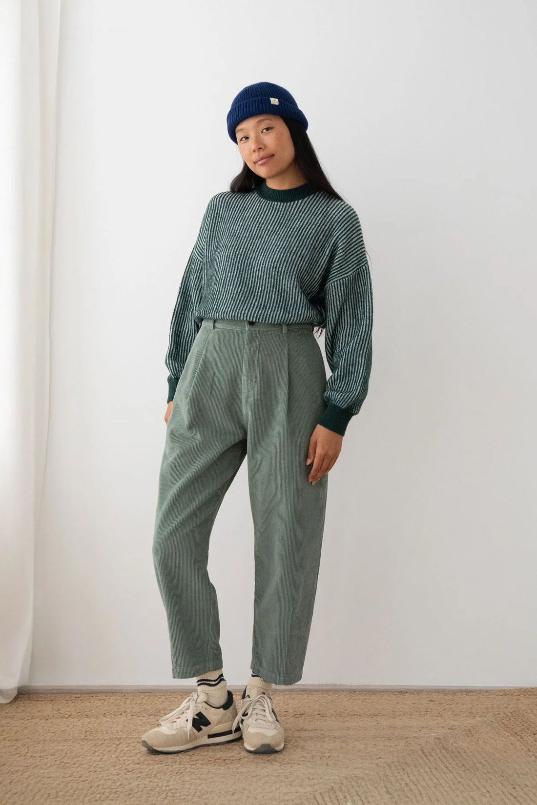 Haruku Corduroy - Washed Green