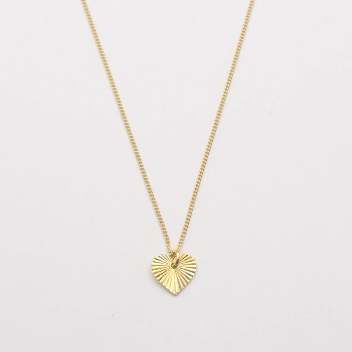 Kette &quot;Shiny Heart&quot; vergoldet