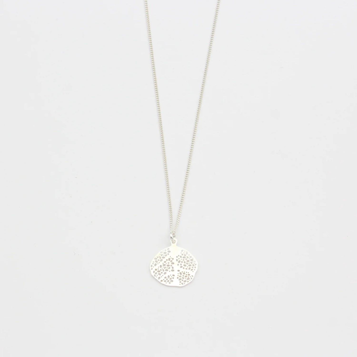Kette Small Coral Leaf in Silber
