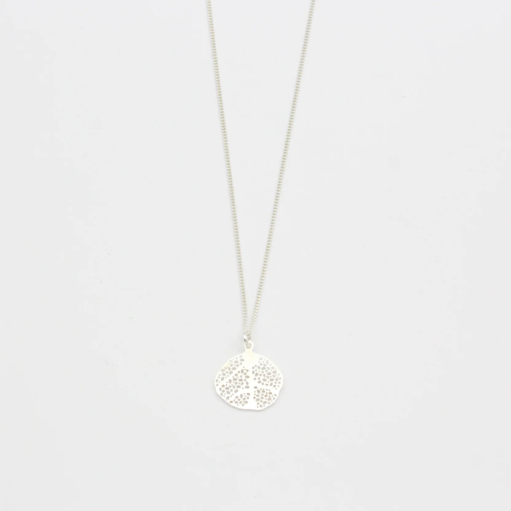 Kette Small Coral Leaf in Silber