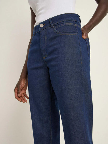 JEANS MIT AUFSCHLAG GOTS