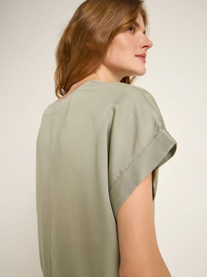 BLUSENSHIRT AUS TENCEL
