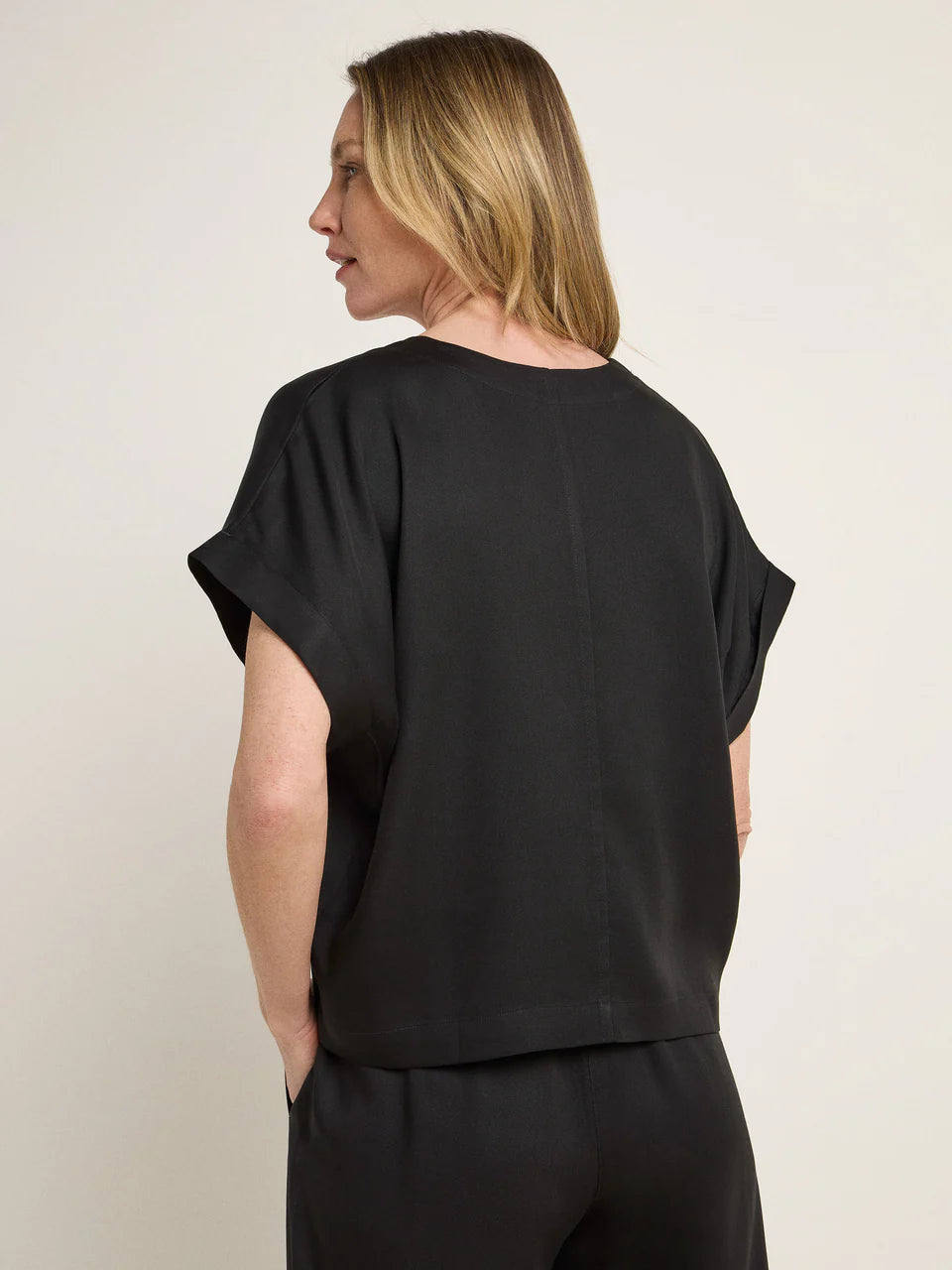 BLUSENSHIRT AUS TENCEL