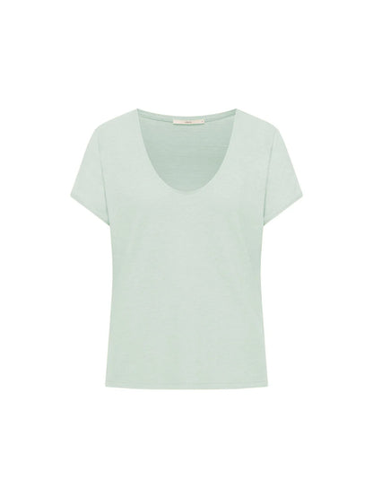 SHIRT MIT TIEFEM AUSSCHNITT OCS