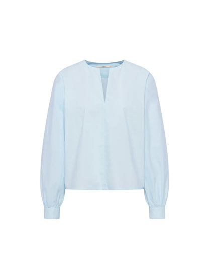 BLUSE MIT KRÄUSELN