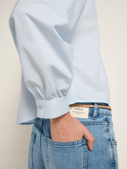 BLUSE MIT KRÄUSELN