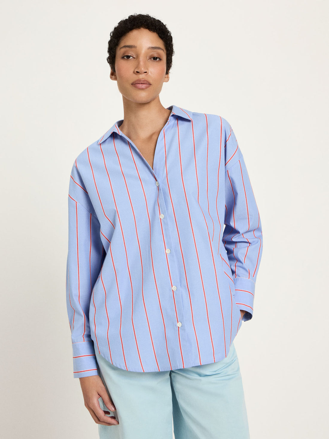 Streifenhemd aus Bio-Baumwolle (GOTS)