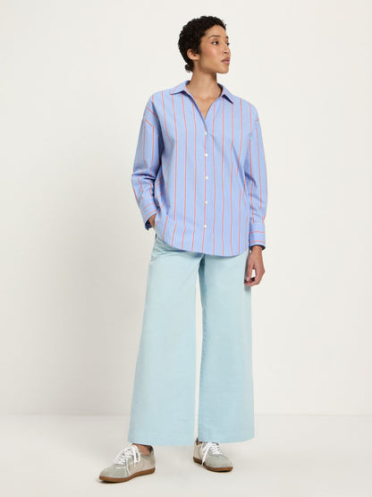 Streifenhemd aus Bio-Baumwolle (GOTS)