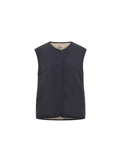 Wende-Weste aus recyceltem Polyamid mit Teddy-Futter