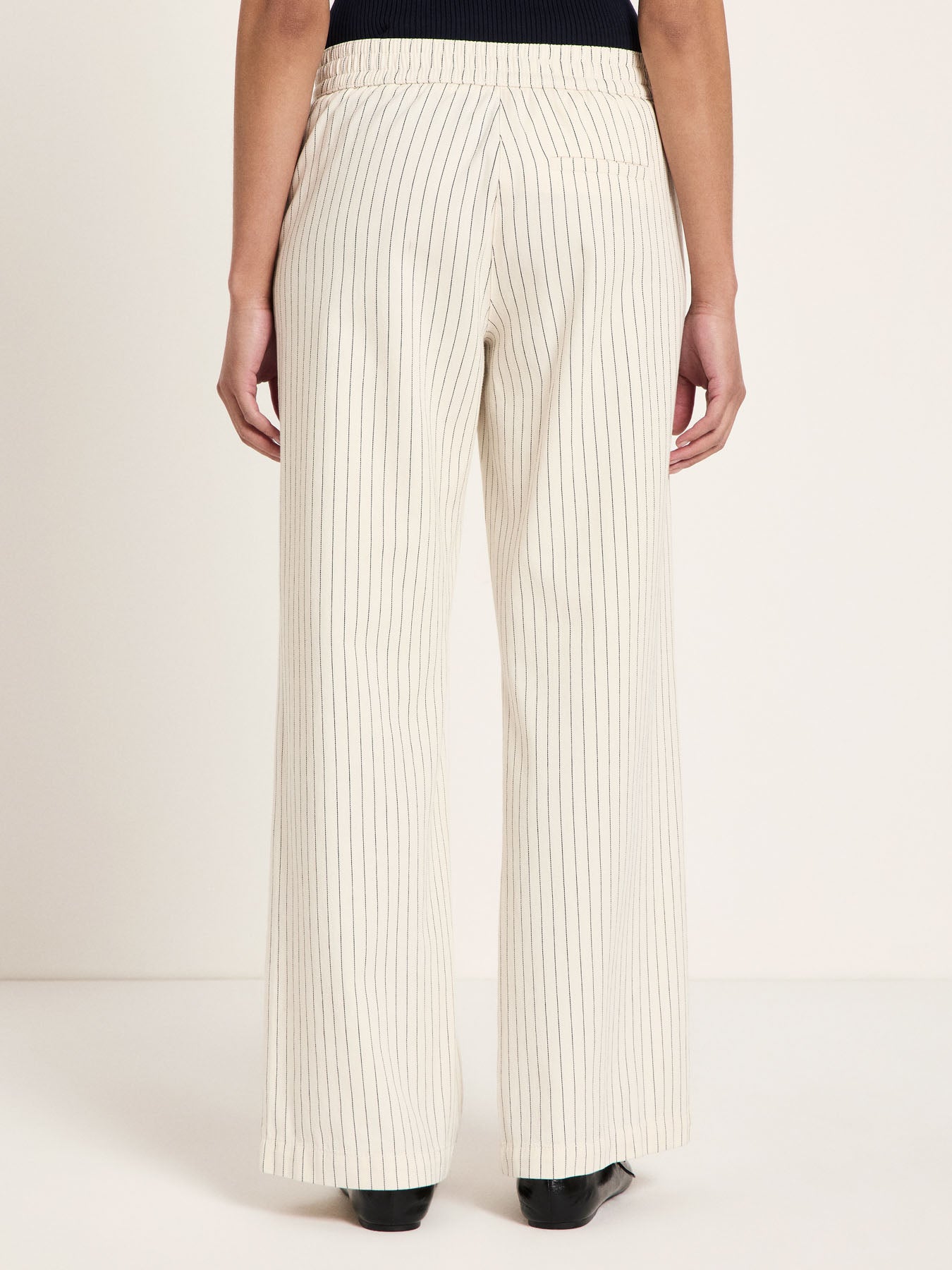 Streifen-Marlenehose aus Bio-Baumwolle (GOTS)