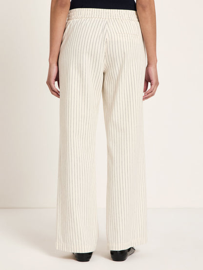 Streifen-Marlenehose aus Bio-Baumwolle (GOTS)