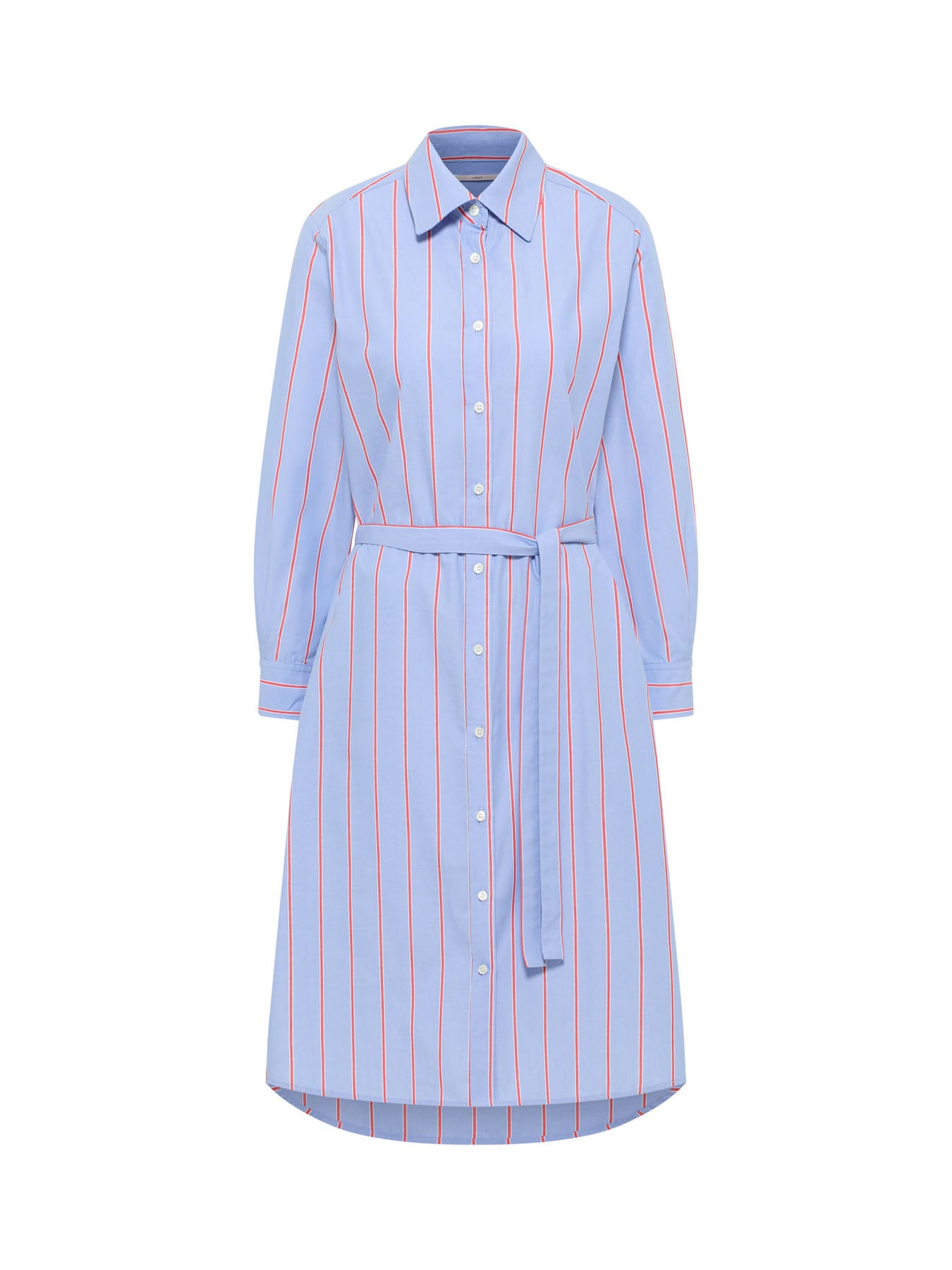 Streifen-Midikleid aus Bio-Baumwolle (GOTS)