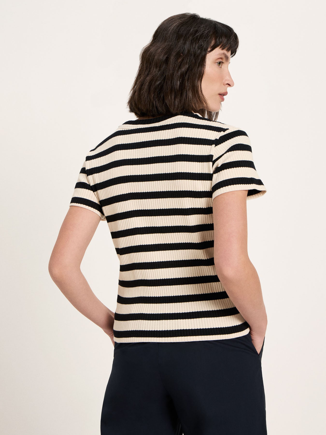 Gestreiftes Shirt – GOTS-zertifiziert &amp; PETA-Approved Vegan