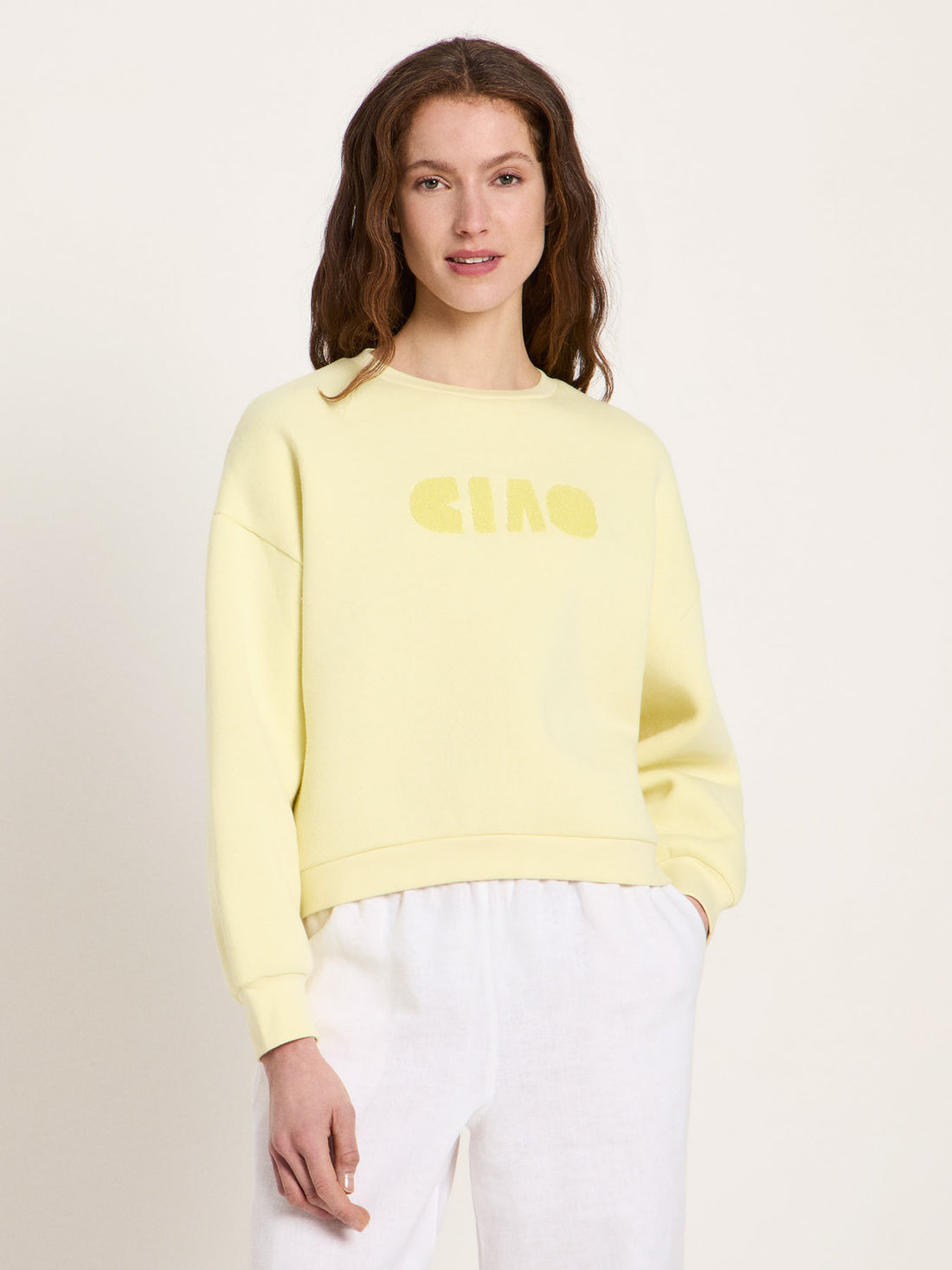 Statement-Sweatshirt „CIAO“ – GOTS-zertifiziert