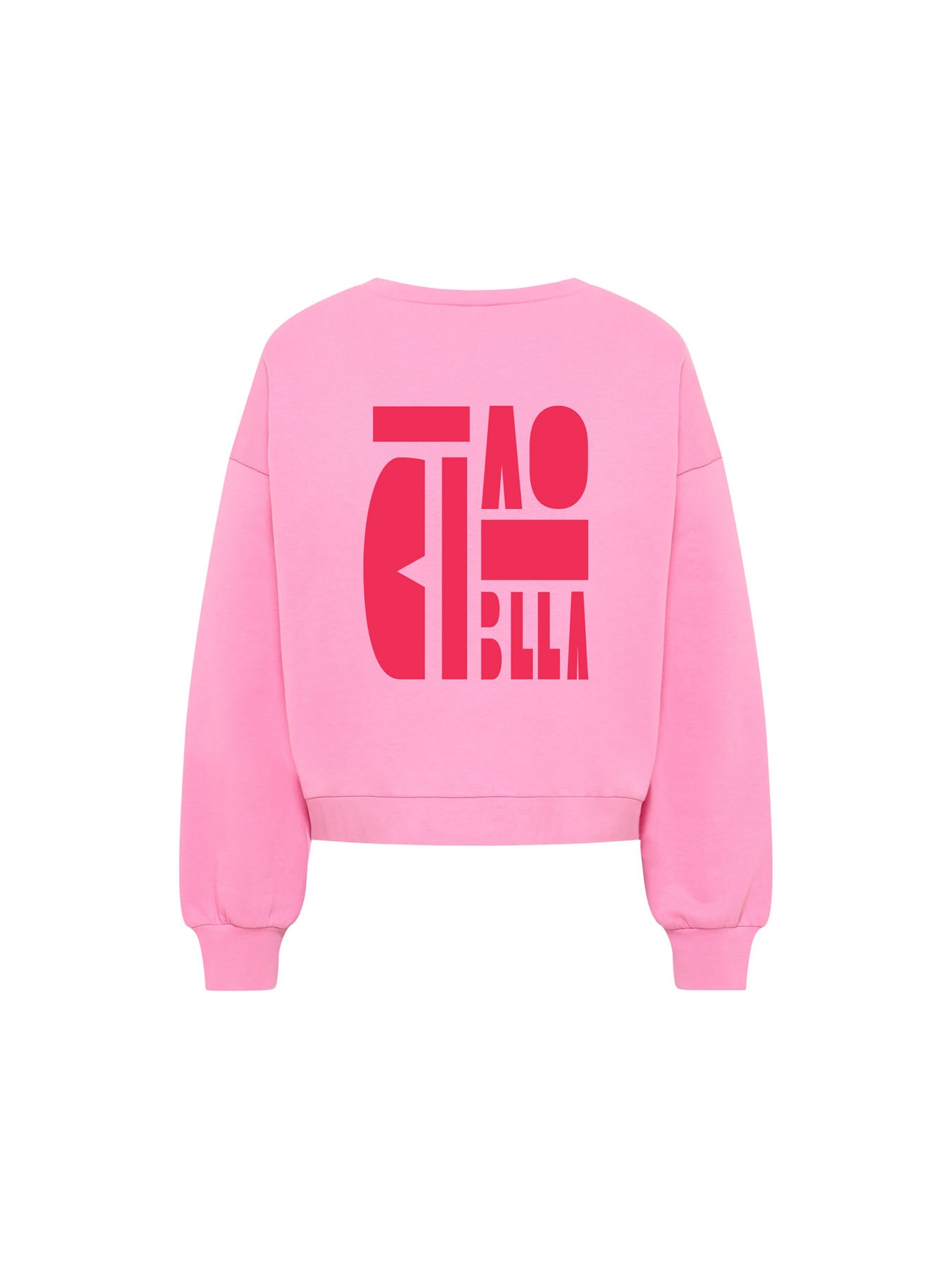 Statement-Sweatshirt „CIAO BELLA“ – Farbe Bright Orchid