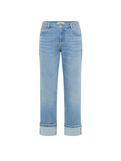 Jeans mit Aufschlag aus Bio-Baumwolle (GOTS)