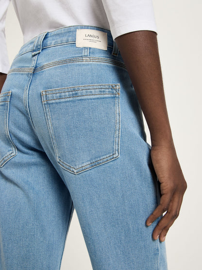 Jeans mit Aufschlag aus Bio-Baumwolle (GOTS)