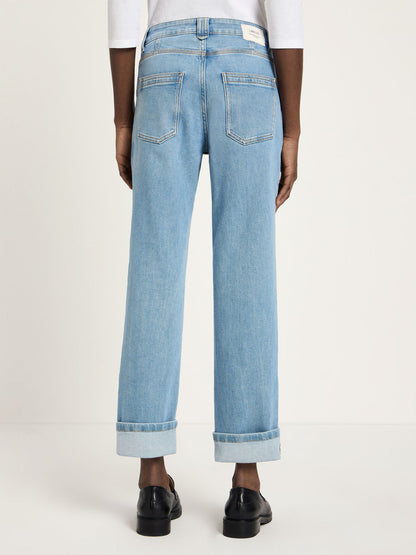 Jeans mit Aufschlag aus Bio-Baumwolle (GOTS)