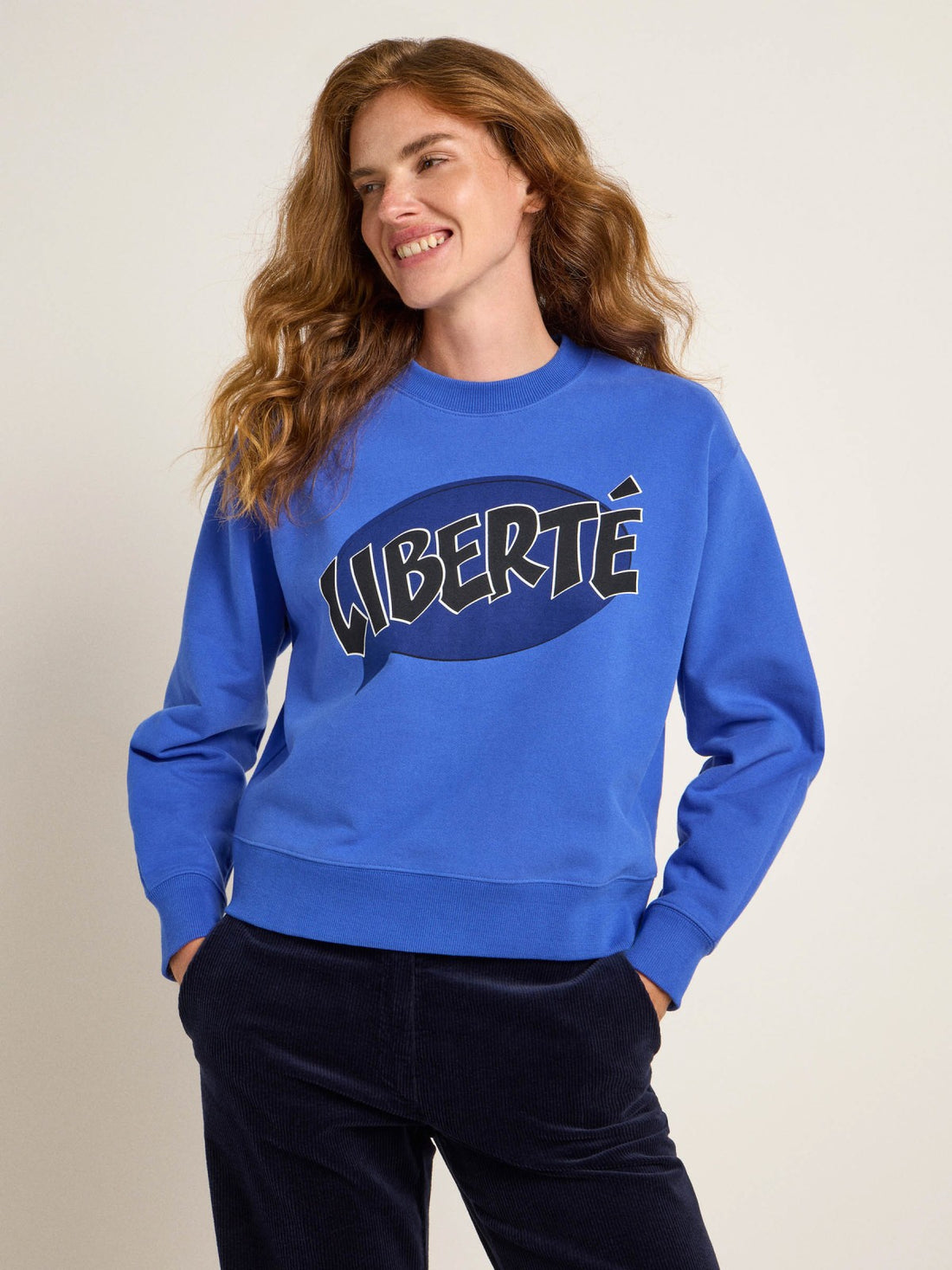 Statement Sweatshirt GOTS aus Bio-Baumwolle