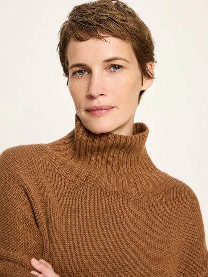 Oversized Pullover (GOTS) aus Bio-Schurwolle und Bio-Baumwolle