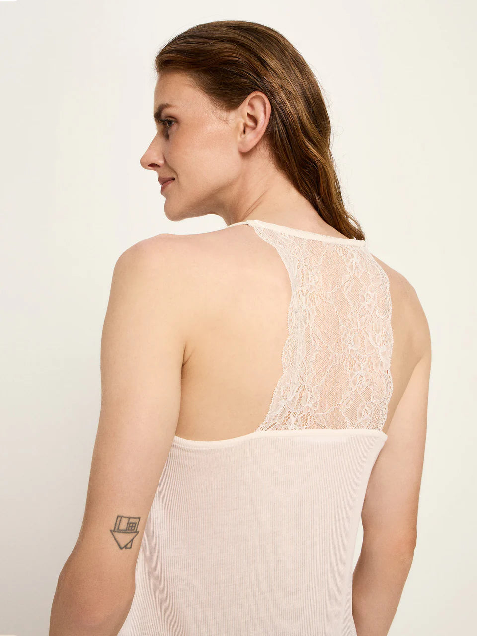 Spitzentop aus TENCEL™ Lyocell